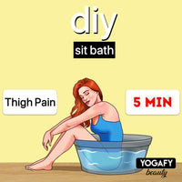 YOGAFY - Mineral Rich Relieve Epsom Bath Salt With Pink Himalayan Salt - Relieves & Relax Muscles | Made with Natural Ingredients | 350g