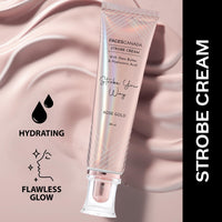 FACESCANADA Rose Glow Kit | Rose Gold Strobe Cream (30Ml) + Warm Sand All Day Hydra Matte Mini Foundation (18Ml) | Full Coverage Makeup Kit For All Skin Type Women (Combo Pack Of 2)
