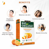 INDUS VALLEY BIO Organic Rose Petals Powder | Rosa indica, Orange Peel Powder | Citrus aurantium & Tulsi Powder | Ocimum Sanctum - (100x3 = 300g)