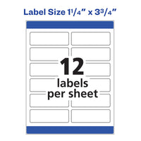 Avery Print-to-The-Edge Printable Address Labels with Sure Feed, 1.25