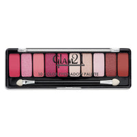 Glam21 Floral beauty 10 Color Eyeshadow Palette |Long-Lasting | Smudge Free | Long Wearing And Easily Blendable Eye Makeup Palette Matte, Shimmery And Metallic Finish Floral beauty