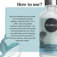 EcoBerry MARINE COLLAGEN FACE WASH POWDER