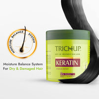 Trichup Keratin Hair Mask - 500 ml | For Dry & Damaged Hair | Helps to Reduce Split Ends | Improved Hair Appearance