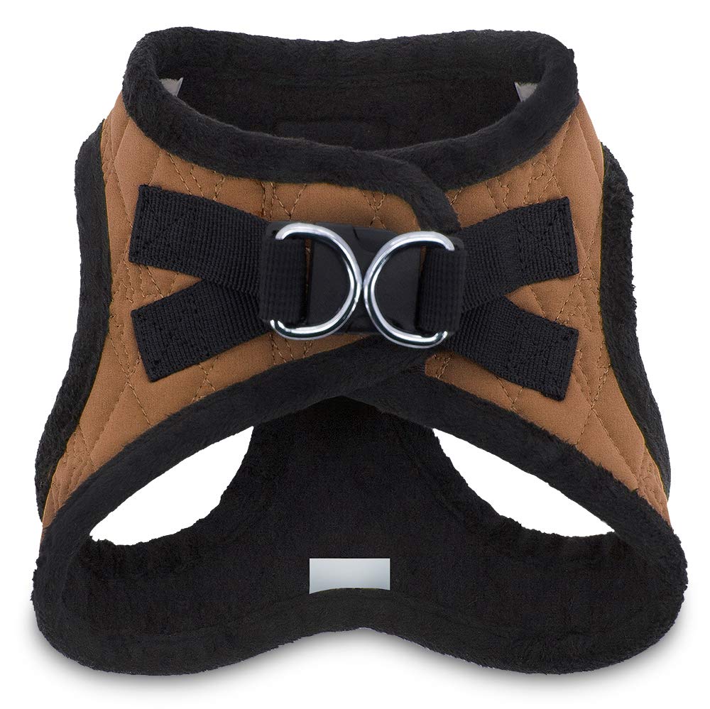 Voyager Step-In Plush Dog Harness – Soft Plush, Step In Vest Harness for Small and Medium Dogs by Best Pet Supplies - Harness (Beige Plush), XS (Chest: 13 - 14.5") Harness (Beige Plush) XS (Chest: 13 - 14.5")