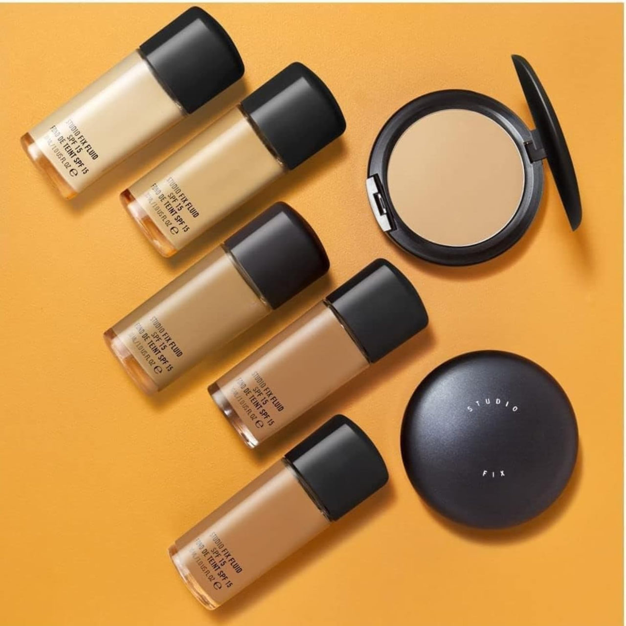 MACC Studio Fix Professional Waterproof oil-free Longlasting Liquid 24-hour colour-true foundation Matte Finish For Women,Shine-Free Liquid Foundation (NC-43, 30ML)