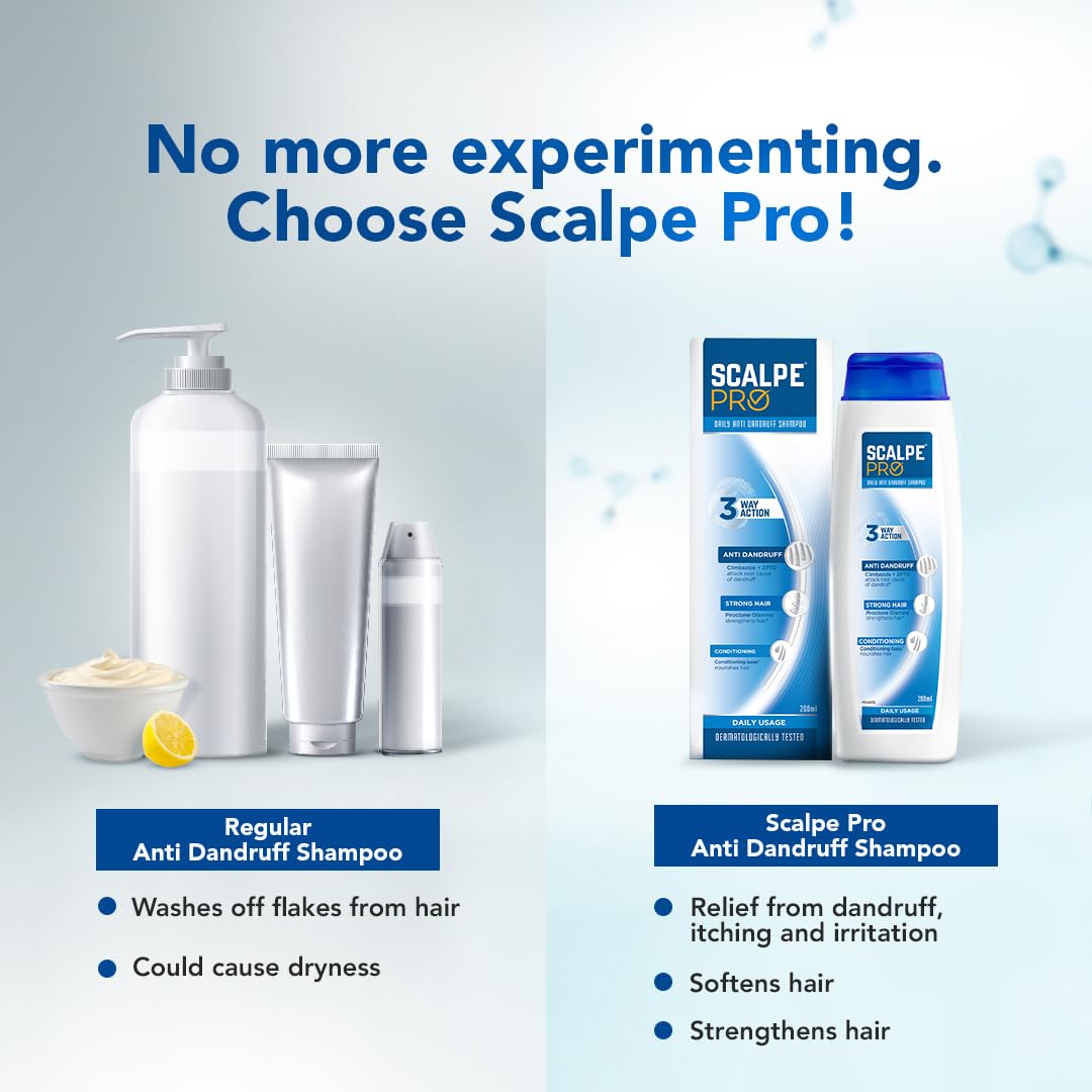 Scalpe Pro Anti dandruff Shampoo 200ml