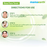 Mamaearth Rose Water Face liquid Toner with Witch Hazel & Rose Water for Pore Tightening - 200ml