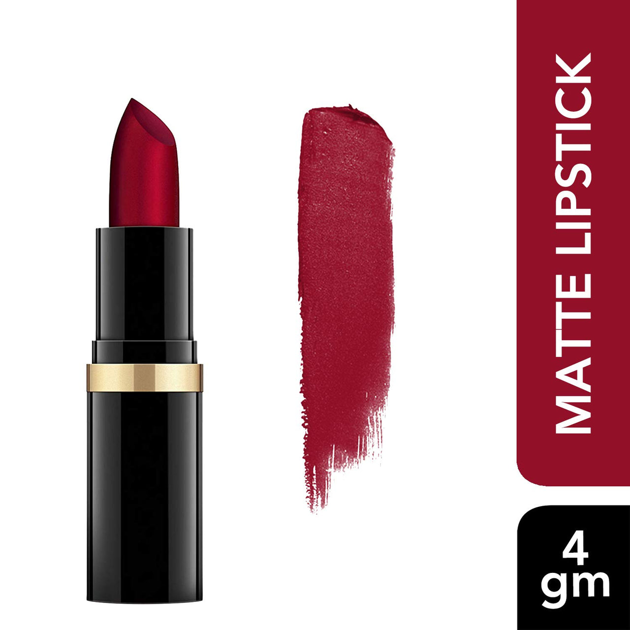 Iba Halal Care Pure Lips Moisturizing Lipstick Shade - A65 Ruby Touch, 4g and Halal Care All Day Kohl Kajal - Jet Black, 0.35g (Cream Finish)