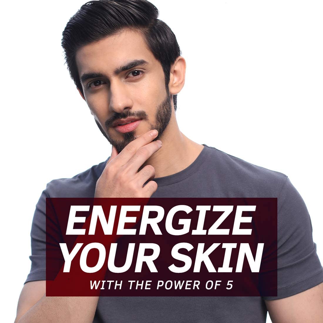 Ustraa Power Face Wash - 200g - Energize and De-Tan | Dermatologicallyl Tested | Effective Tan Removal | Removes Dead Skin, Brightens Skin, Refresh & Recharge, NO SLS, No Paraben