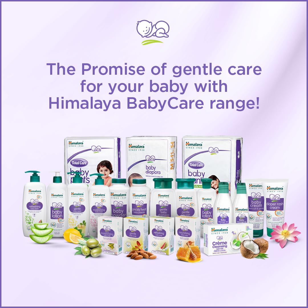 Himalaya Gentle Baby Lotion 100ml | with Almond oil, Olive oil, Country Mallow | Nourishes and moisturizes your baby's  skin