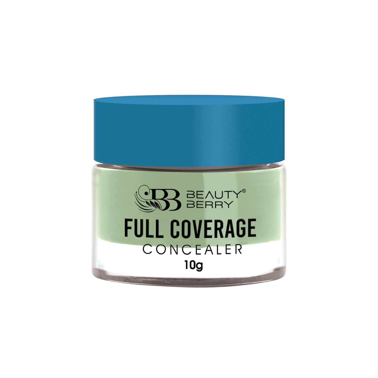 Beauty Berry Full Coverage Concealer, Easy to Blend, Ultra Lightweight & Long Lasting Concealer | Creamy Texture, Highly Pigmented, Waterproof Concealer for Face Makeup (GREEN CORRECTOR-12, 1)