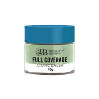 Beauty Berry Full Coverage Concealer, Easy to Blend, Ultra Lightweight & Long Lasting Concealer | Creamy Texture, Highly Pigmented, Waterproof Concealer for Face Makeup (GREEN CORRECTOR-12, 1)
