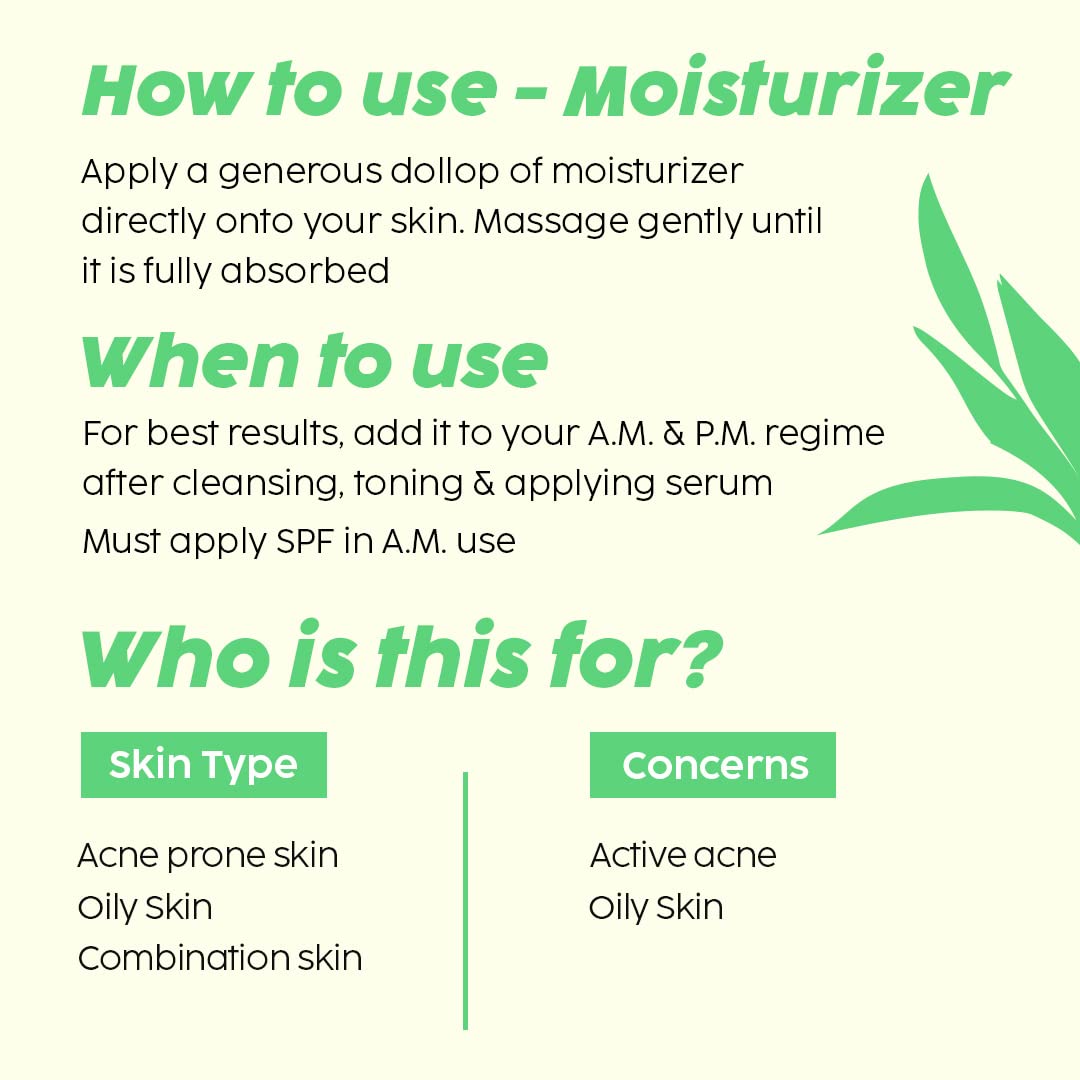 PLIX - THE PLANT FIX 2% Niacinamide Jamun Moisturizer (50 gm), Helps Reduce Pimples with 2% Acne Buster, For Oily and Acne Prone Skin, With Witch Hazel & Jamun Extract