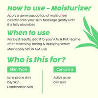 PLIX - THE PLANT FIX 2% Niacinamide Jamun Moisturizer (50 gm), Helps Reduce Pimples with 2% Acne Buster, For Oily and Acne Prone Skin, With Witch Hazel & Jamun Extract