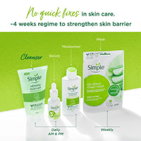Simple Kind To Skin Refreshing Facial Wash 100 ml | 100% Soap-Free Facewash | For All Skin Types