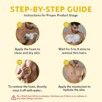 ORGATRE Hair Removal Cream Spray for Men & Women | Painless Body Hair Remover for Chest, Back, Legs, Underarms & Intimate Skin | 200 gm