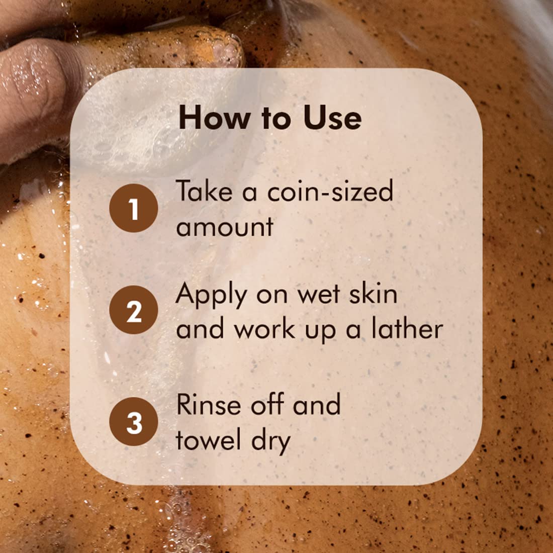 mCaffeine Exfoliating Espresso Coffee Body Wash with Natural AHA | Tan Removal Body Wash for Soft & Smooth Skin | Energizing mCaffeine shower gel for Men & Women | Shower gel | 300ml in Coffee Cup