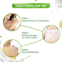 Mamaearth Vitamin C Moisturizing Lotion Soap(Value Pack of 8) - 125 g X 8 Units | Deeply Cleanses | Moisturizing Bathing Bar | Brightens Skin | Nourishes Dry Skin | Non-Drying | 76% TFM Grade 1 Soap