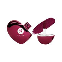 SUGAR Cosmetics LA LA Love Matte Liquid Lipstick | Lasts 18Hrs | Transferproof & Waterproof - 03 Berry Bliss