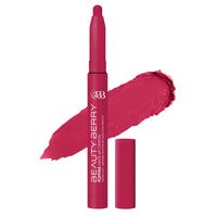 Beauty Berry Poppins Matte Lip Crayon Lipstick for Women | Long Lasting Non Transfer Retractable Lip Crayon | Smudge Proof & Waterproof Lipstick Enriched with Jojoba Oil & Vitamin E (16 - False Mauve, 3g)