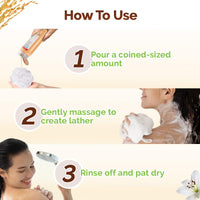 Mamaearth Rice Water Moisturizing Body Wash with Rice Water & Hydrating Lily Scent for Dewy Glass Skin - 275 ml | Intensely Moisturizes | Long Lasting Fragrance | Deeply Cleanses | Gentle | All Skin Types (Pack of 3)