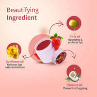 Ayouthveda Party Swirl Tinted Lip Balm | Heals Cracked & Undernourished Lips| Moisturizer For Chapped And Dry Lips | Enriched With Coconut And Olive Oil | Hot Red Fruity Lip balm (10gm)