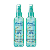 Streax Professional Vitariche Gloss Hair Serum | Frizz-Free Hair | Enhance Shine and Smoothness | With Vitamin E & Macadamia Oil| | For All Hair Types| 115 ml Pack of 2