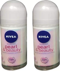 Nivea PEARL AND BEAUTY (PACK OF 2) Deodorant Roll-on - For Women (100 ml, Pack of 2)