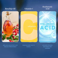 VLCC Vitamin C Night Cream - 50g | Reduce Fine Lines, and Wrinkles | Hydrates & Repairs Skin | With 15% Vitamin C, Vitamin E, Hyaluronic Acid, and Rosehip Seed Oil.