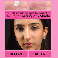 Lavenza Natural Pink Lipstain & Lip Balm (2in1) | Plant Butters, Oils & floral extracts| pH Based Water-proof Long Lasting PINK shade, Gentle & Nourishing| FREE FROM Synthetic Base & Cheap Fillers | Safe for Kids, Teens | 5gm