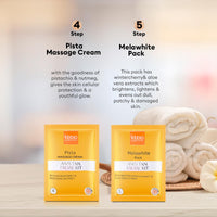 VLCC Salon Series Anti Tan Facial Kit ( 6 Facials ) - 300g - At Home Anti-Tan Facial Kit | Fights Sun Tan, Uneven Skin Tone | Refines and Brightens Skin Tone For Glowing Complexion