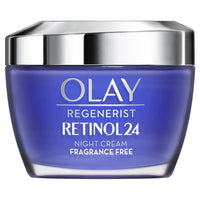 Olay Regenerist Retinol 24 Night Cream l Renews and Resurfaces Skin Overnight l No Redness or Irritation | Fragrance Free l Normal, Oily, Dry and Combination Skin l 50g (Pack of 2)