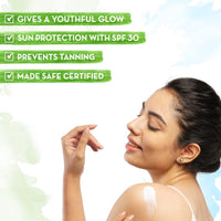 Mamaearth Aloe Vera Sunscreen Body Lotion For All Skin Spf 30 - With Aloe Vera & Ashwagandha For A Youthful Glow - 300 Ml (Pack Of 2), 2 Count