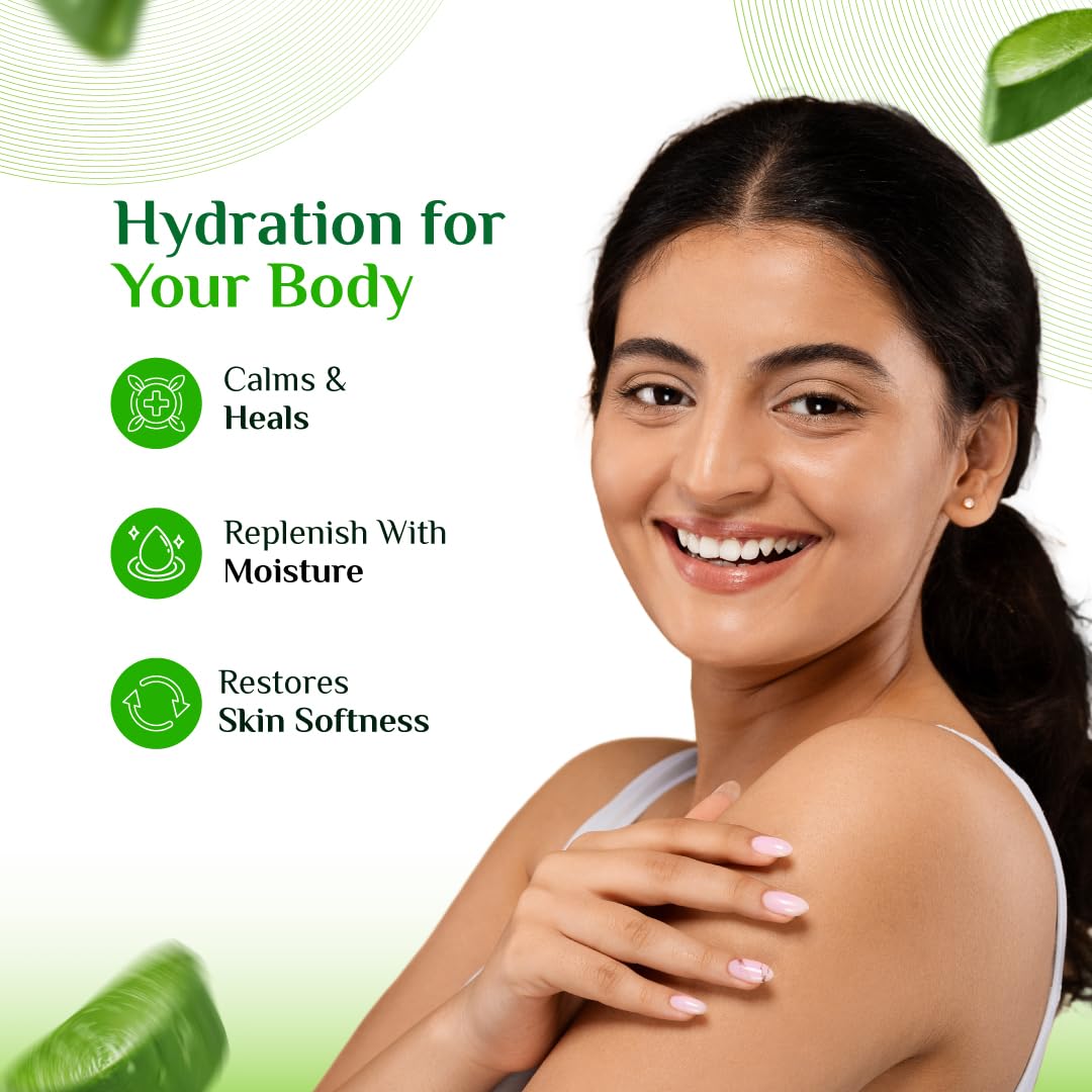 VCare Aloe Vera Gel | Aloe vera Gel for Face | Skin, Acne Scars, Wrinkles, Hair Care, Moisturizer & Dark Circles for Smooth Skin, 120 ml (Pack of 2)