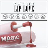 SIMPLYNAM Golden Hour Magic Tinted Lip Oil (Medium) | Hydration & Repair | High-Impact Tint | Non-Sticky & Lightweight | Vegan & Cruelty-Free | Panthenol & 7 Botanical Oils | Paraben-Free