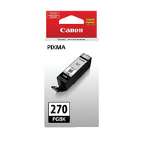 Canon PGI-270 PGBK Compatible to TS5020,TS6020,TS8020,TS9020 Printers Pigment Black 1 Count (Pack of 1) Ink