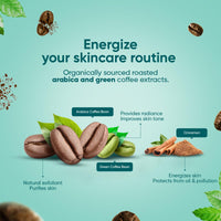 Himalaya Deep Cleasing Coffee Face Scrub | Organically sourced Arabica Coffee | 100% Natural Exfoliants | Exfoliates blackheads & impurities | Paraben free | 100g