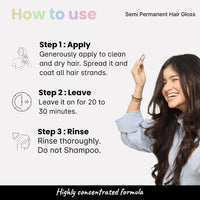 2.Oh! Italian- Hair Gloss | High Shine Hair Gloss Treatment | Semi Permanent Clear Gloss | Salon- Like Glossy Hair| Shiny and Smooth Hair | Enriched with Argan Oil | Lasts up to 2-3 Washes