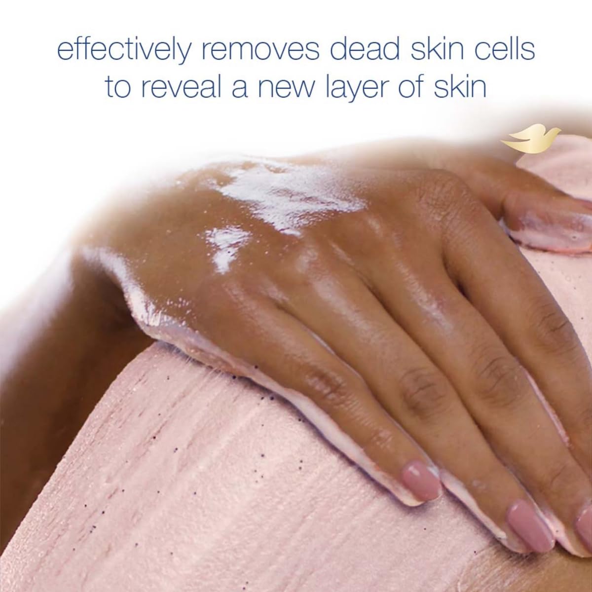 Dove Body Polish Exfoliating Scrub, Moisturizing Shea Butter and Pomegranate Seeds | Nourishes & Conditions Soft Skin | Sulphate Free, 298gm.