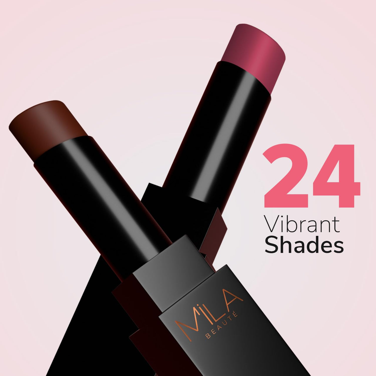 Mila Beauté Pro Matte Lipstick | Highly Pigmented & Long lasting | Semi Matte Finish | Light Weight Lipstick | Single Swipe Application | Luxurious Lip Color | Shade - (Nargis, 4.2g)