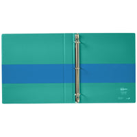Avery Two-Tone Durable 3 Ring Binder, 1 Inch Slant Rings, Blue/Teal View Binder (17290) 1