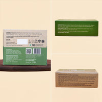 Herby Angel Natural Soap for Babies & Kids with Tear-Free Formula | Parabens, SLS/SLES and Silicones Free | Dermatologically Tested | Pack of 3 (75 Grams Each)