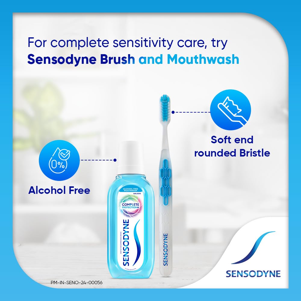 Sensodyne Toothpaste Repair & Protect Combo pack, tooth paste for deep repair of sensitive teeth, 140 gm multi-pack (70 gm x 2)