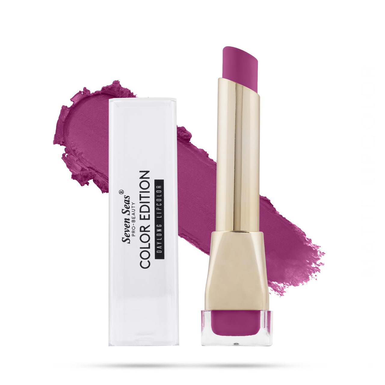 Seven Seas Color Edition Matte Lipstick | Highly Pigmented | Long Lasting | Waterproof | Smudgeproof | Single Coat Application | Lipstick for Women (310, 3.5G)