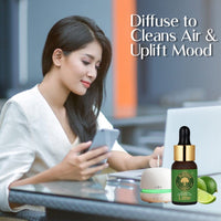 Old Tree Pure Lime Essential Oil for Skin, Hair, Diffuser, Candle Making (15ml) - Undiluted and Natural Perfume Oil with Dropper for Fragrance, Stress Relief and Aromatherapy