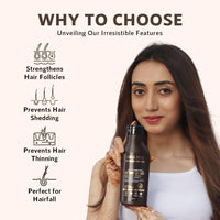Orgatre Anti Hair Fall Shampoo For Men & Women For Hair Fall Dry & Frizzy Hairs| Sulphate Free Paraben Free Chemical Free Powered With Redensyl - 250 Ml