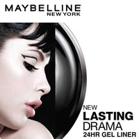 Maybelline New York Eyeliner, Intense Colour, Long-lasting, 36Hr wear, Lasting Drama Gel Eyeliner, Black