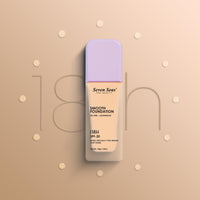 Seven Seas Smooth Foundation | Oil Free | Lightweight | Long Lasting Foundation for Face Makeup | SPF-20 (Sun Beige, 30G)