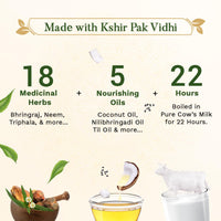 SESA Ayurvedic Hair Oil 200Ml + Anti Hairfall Shampoo 500Ml Combo Pack Control Hair Fall Nourishes Scalp Help Hair Growth For Men & Women