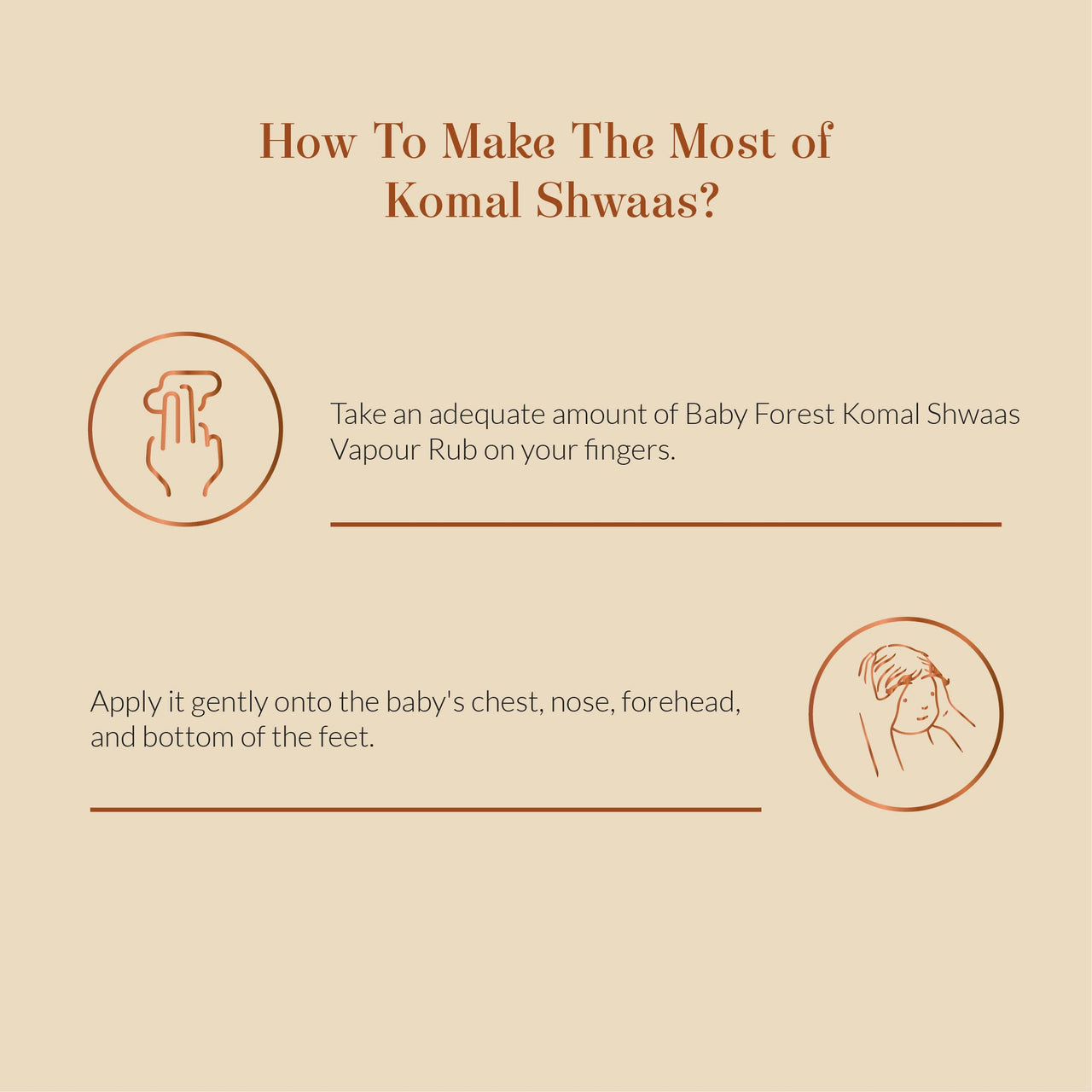 Baby Forest Komal Shwaas Baby Vapour Rub | Baby Rub for Cold & Cough | Natural Chest Rub for Kids | No Paraben | Derma Safe | Cruelty Free | 30gm